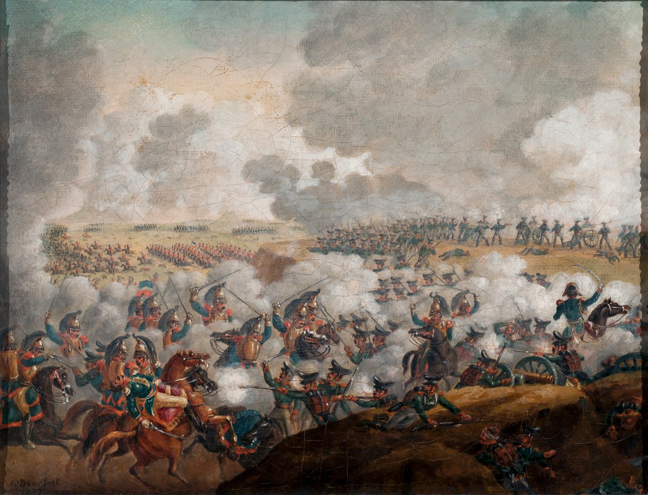 Moszkvai csata, 1812. szeptember 7., 1835 alkotó: G. Beaufort