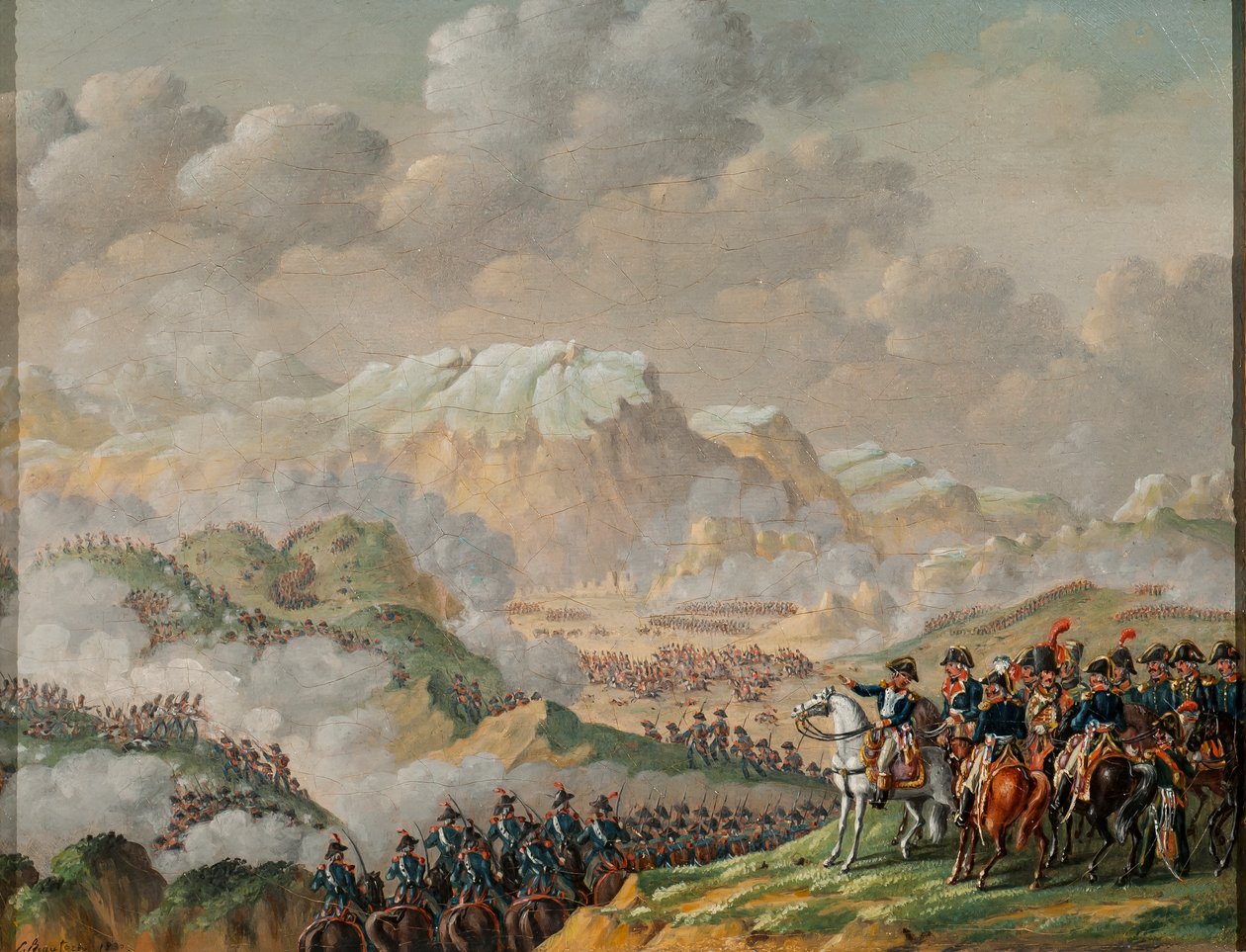 Rivoli csata, 1797. január 13., 1835 alkotó: G. Beaufort