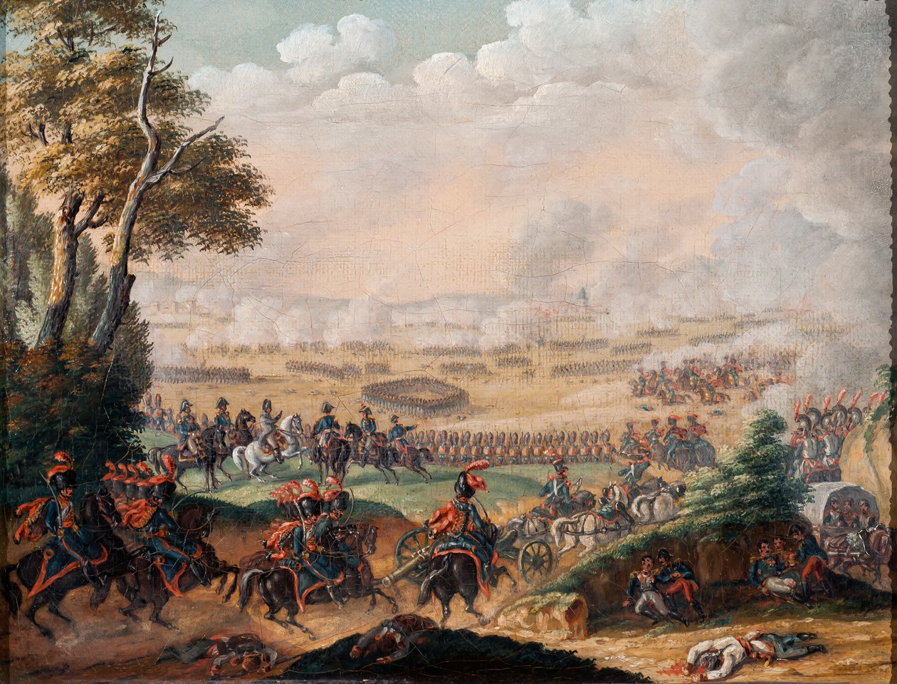 Wagrami csata, 1809. július 6., 1835 alkotó: G. Beaufort