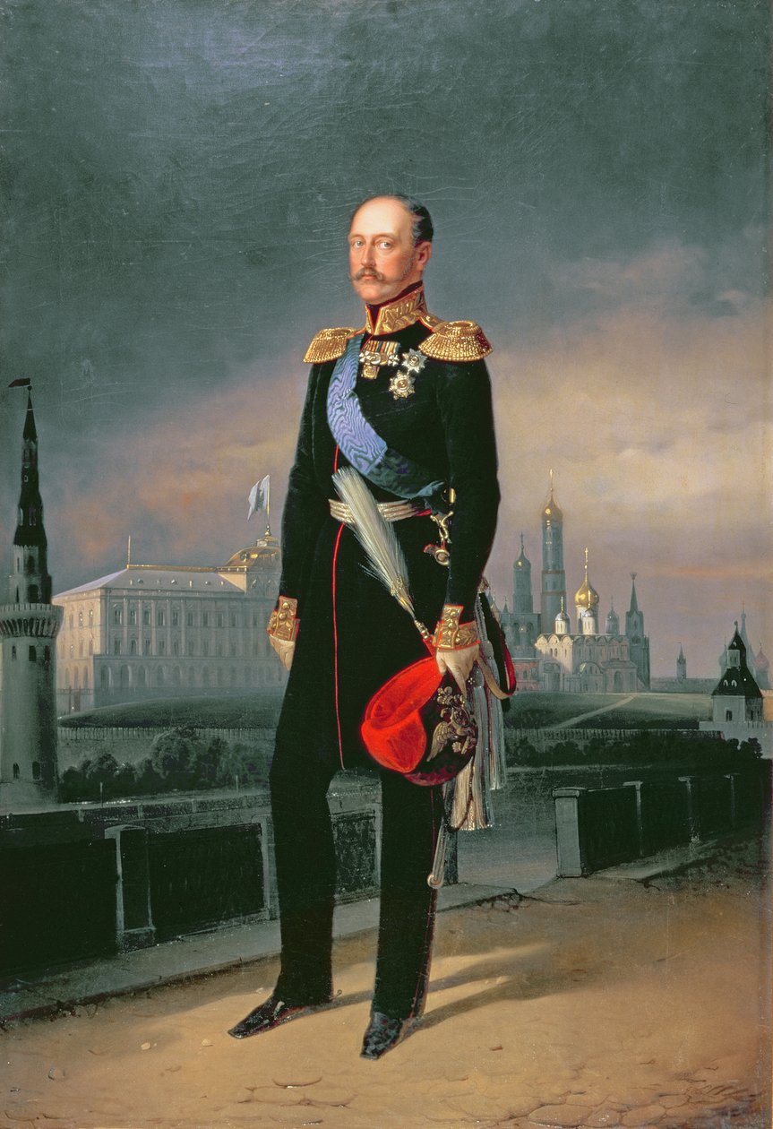 Sándor császár (1818-81) portréja, 1856 alkotó: G. Botmann