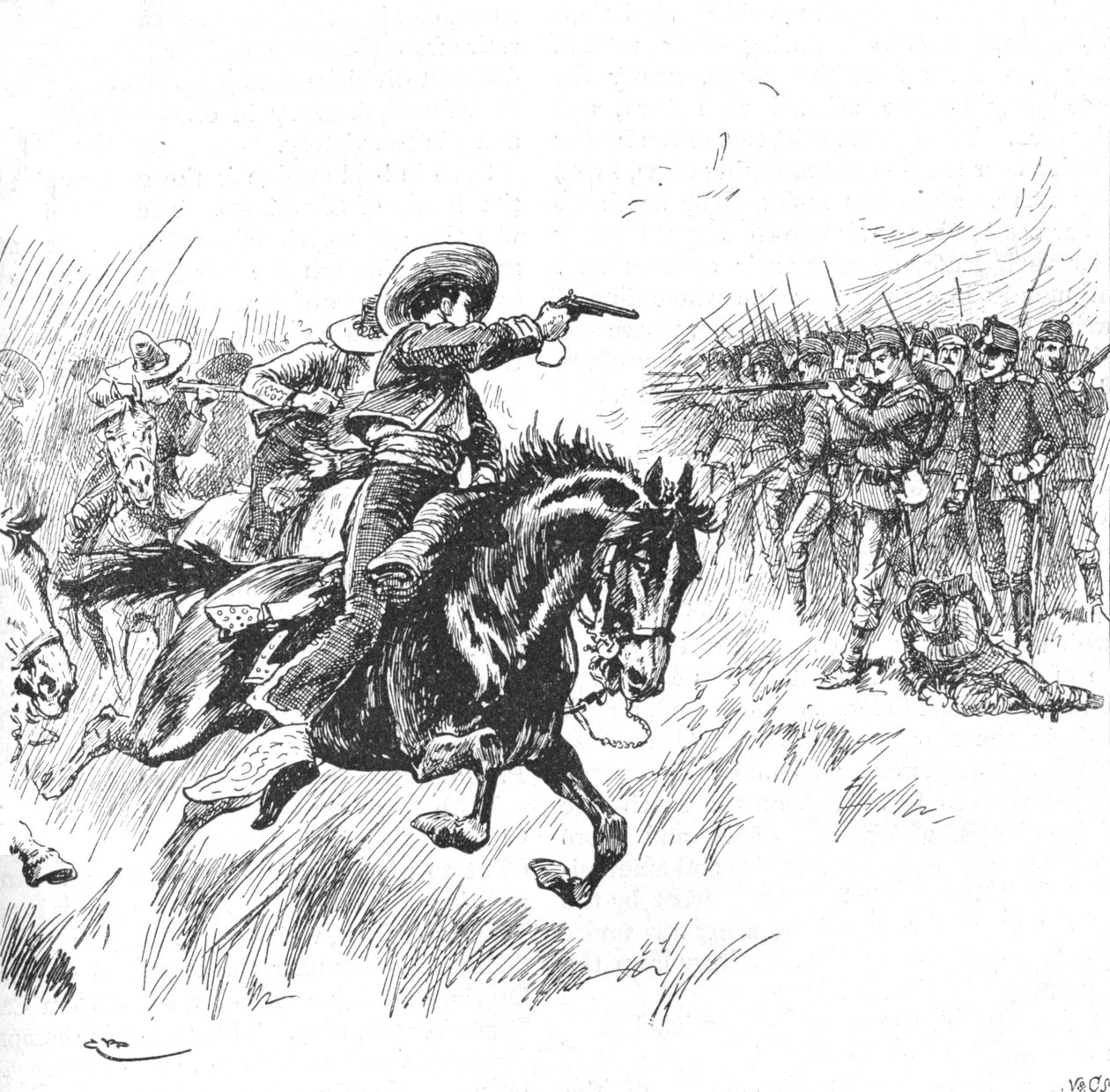 Szükségessé vált állványt készíteni, 1902 alkotó: GB