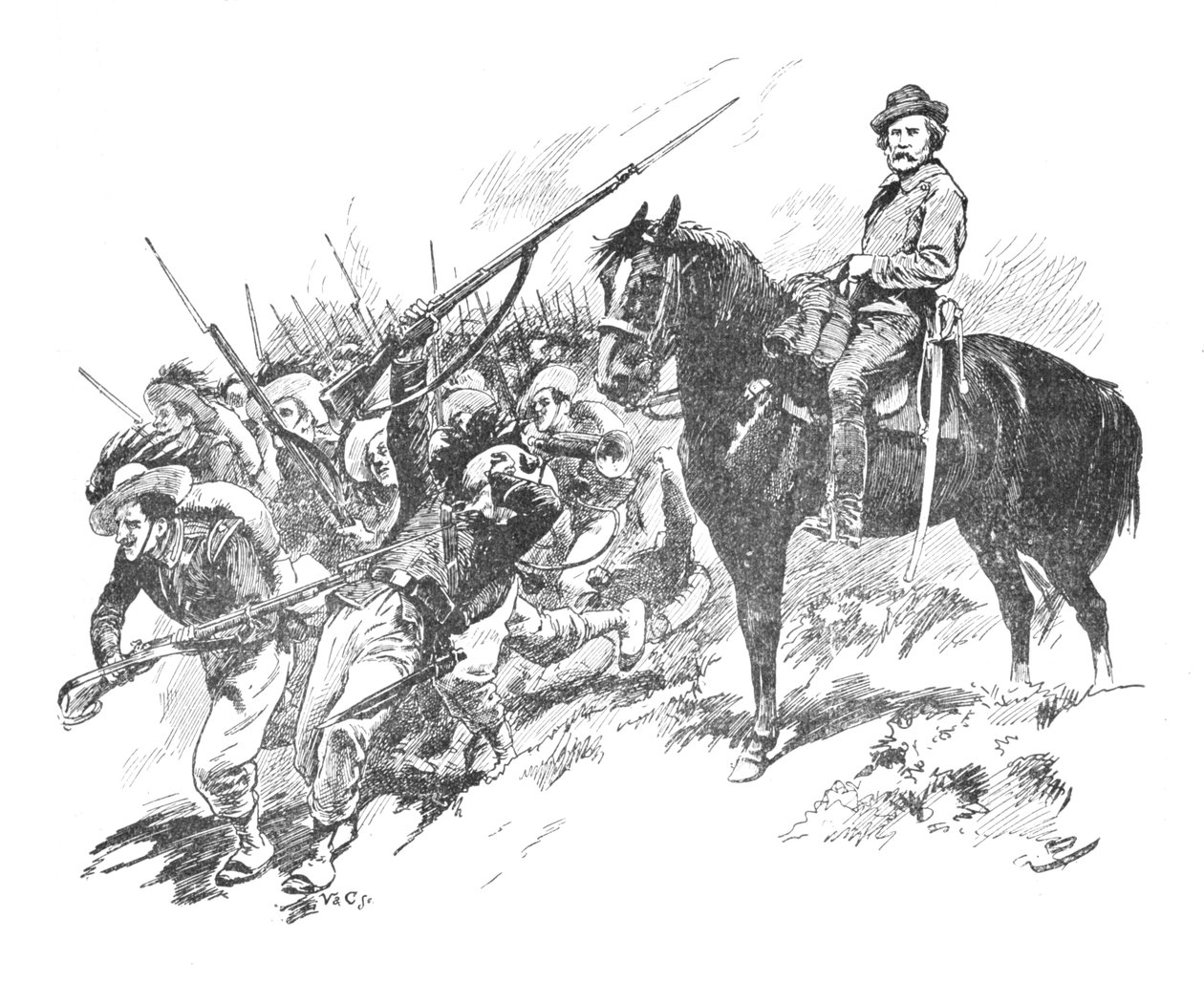 Ebben a pillanatban jelent meg Garibaldi, 1902 alkotó: GB