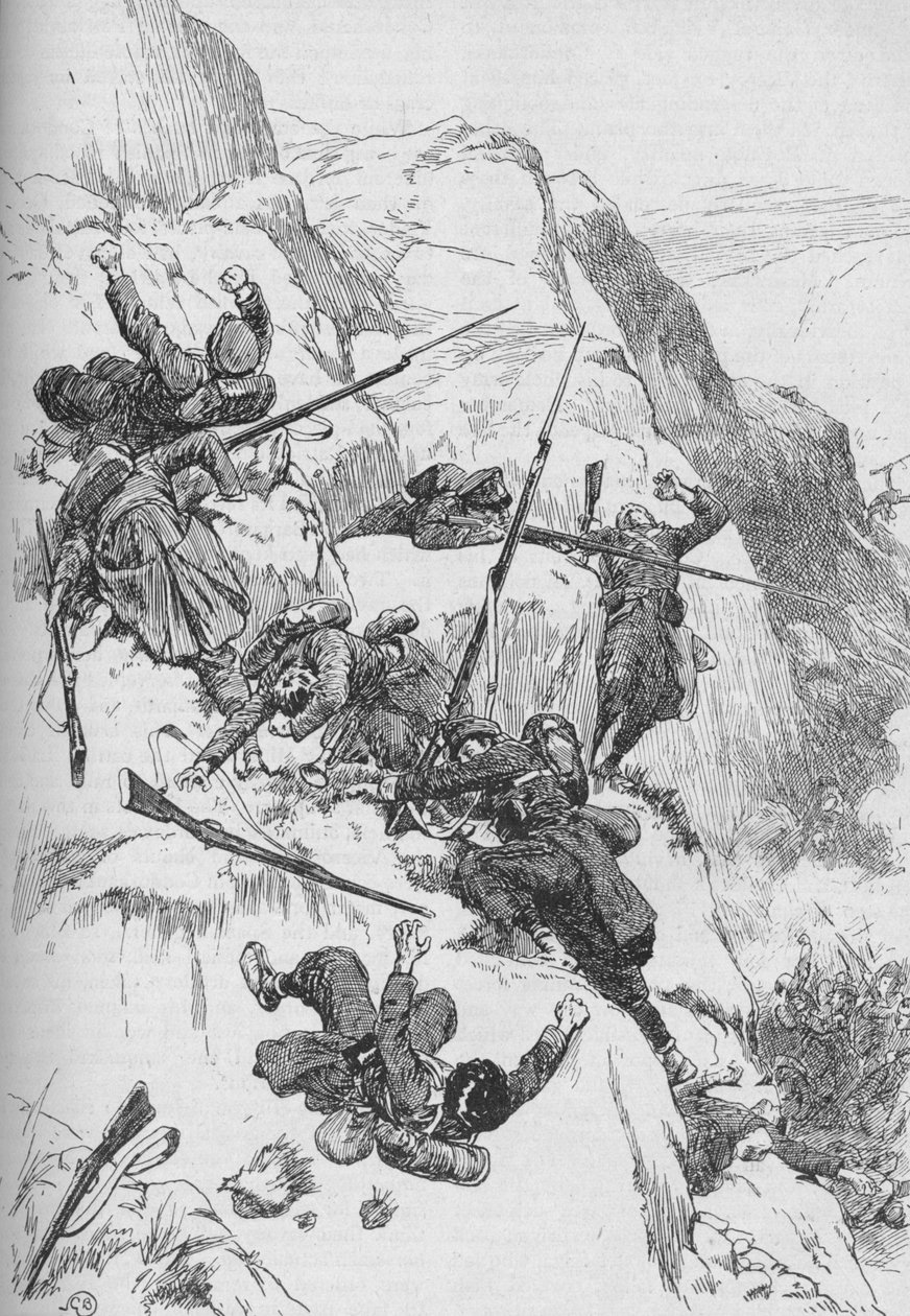 Az úttörő spanyolok felkapaszkodtak a zord oldalakra 1902-ben alkotó: GB