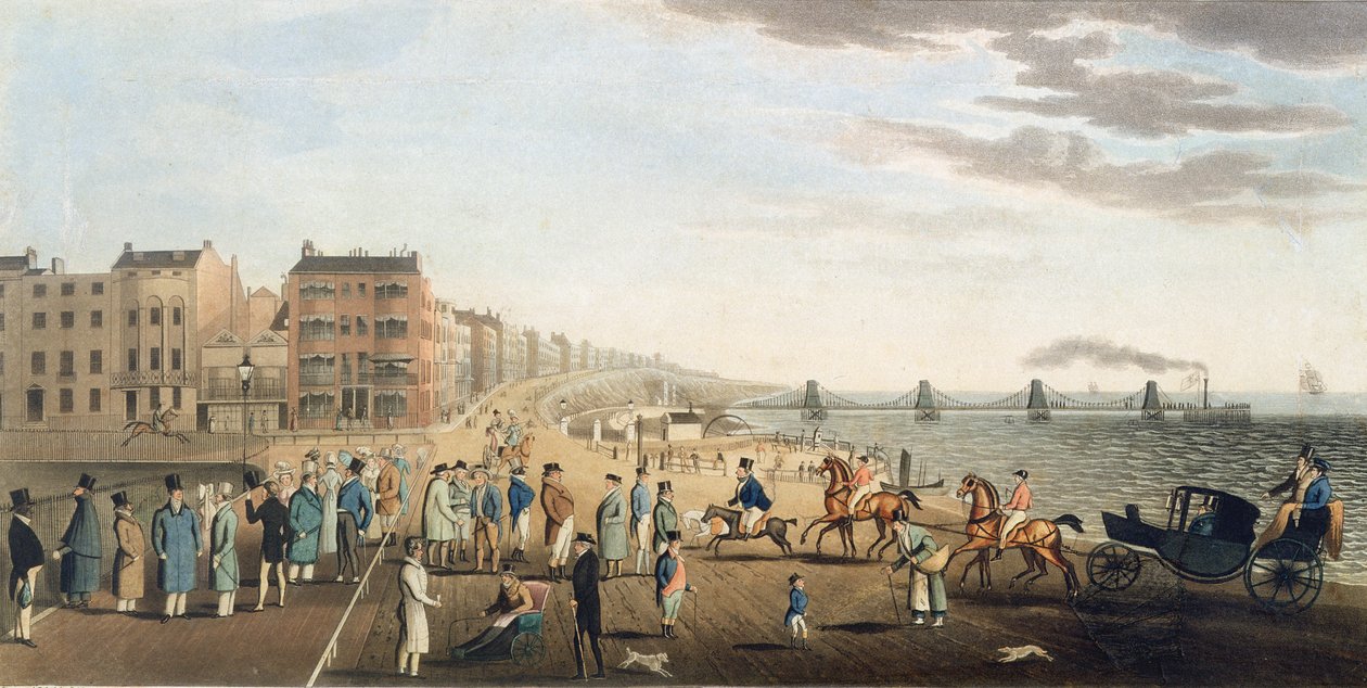 A láncmóló Brightonban szereplőkkel alkotó: G.M. Brighty