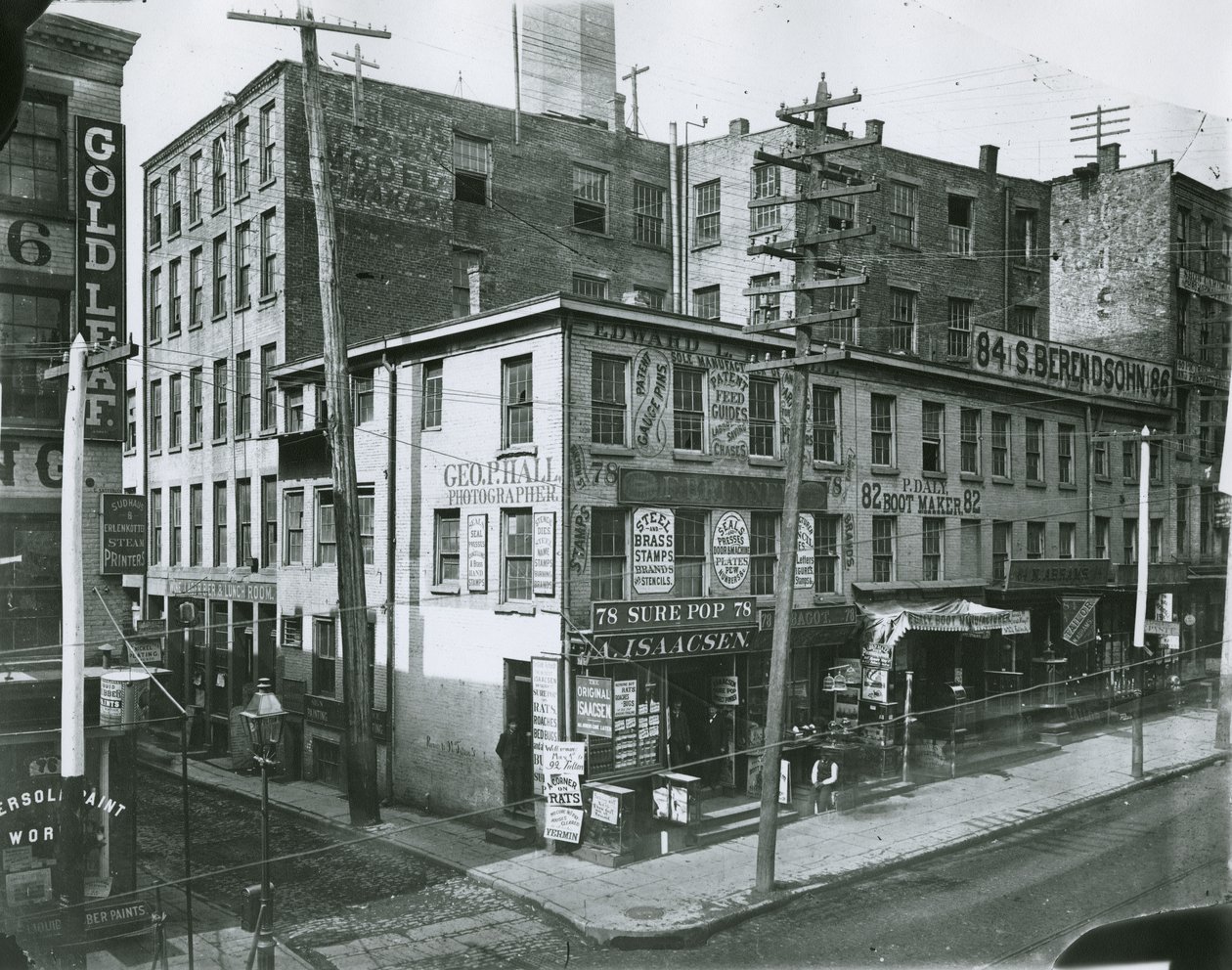 78-86 Fulton Street, New York City alkotó: G.P. Hall und Sohn