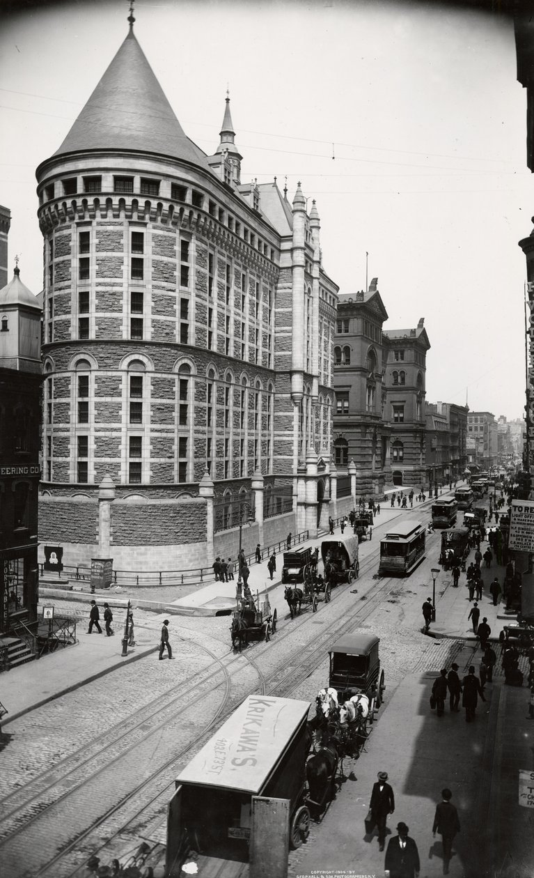 The Tombs (New York-i börtön) 1904 alkotó: G.P. Hall und Sohn