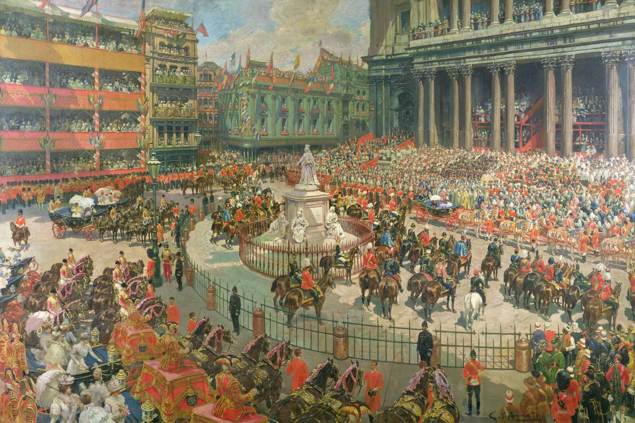 Viktória királynő gyémántjubileuma, 1897 alkotó: G.S. Amato