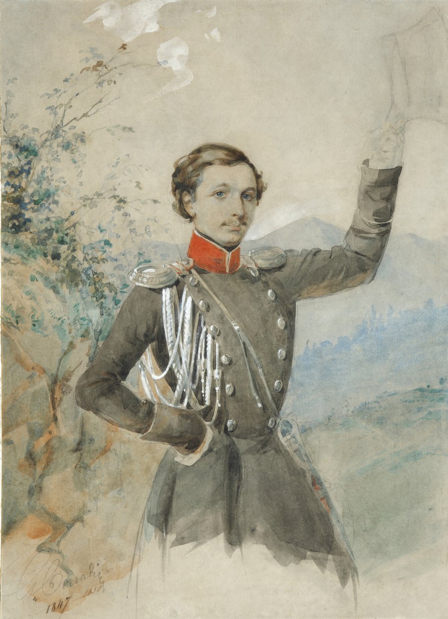 Szemjon Dmitrijevics Lisanyevics portréja 1822-1877, 1847-1849 alkotó: G.V. Corradini
