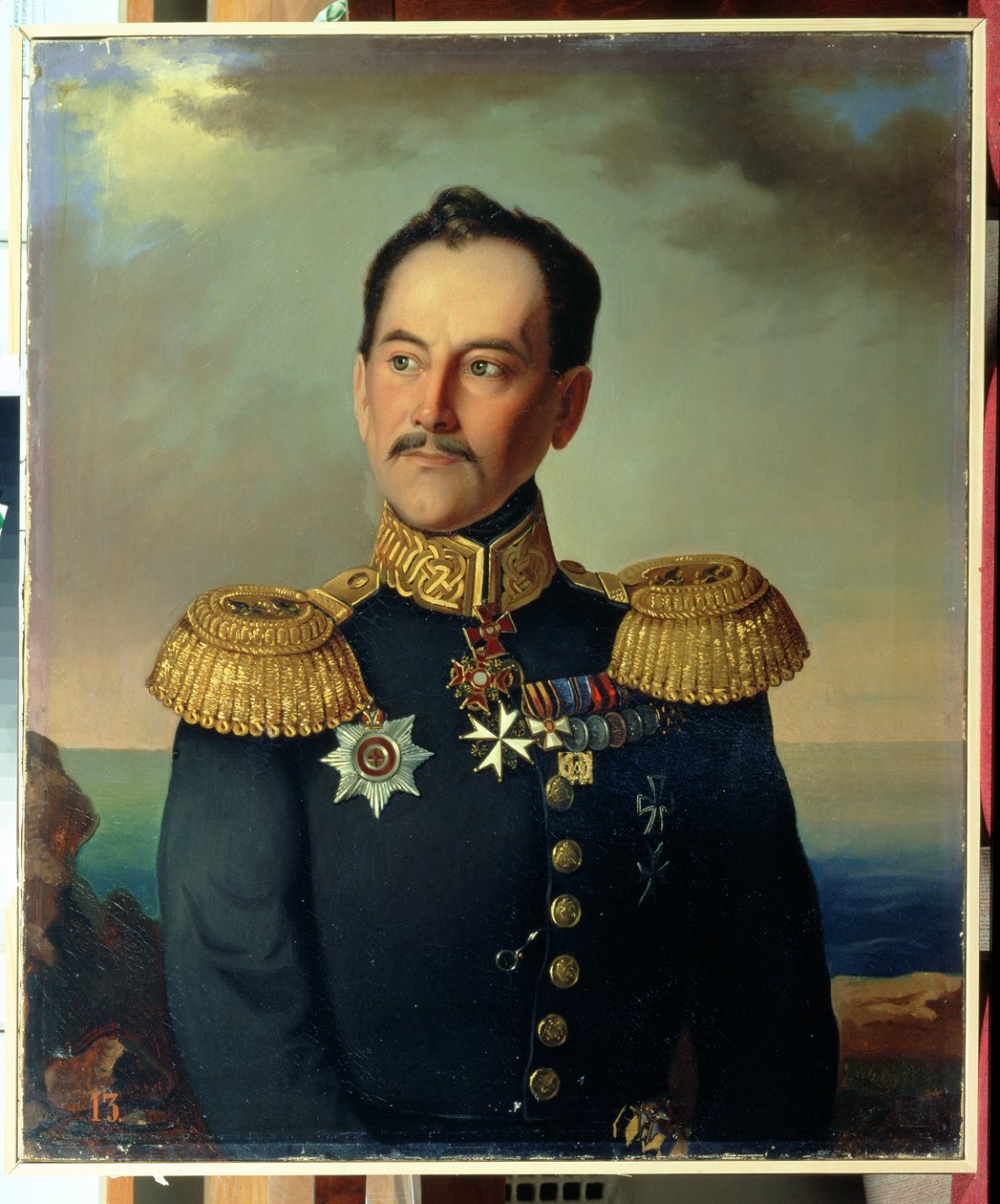 Nyikolaj Rimszkij-Korszakov altengernagy (1793-1848) portréja alkotó: G. Botmann