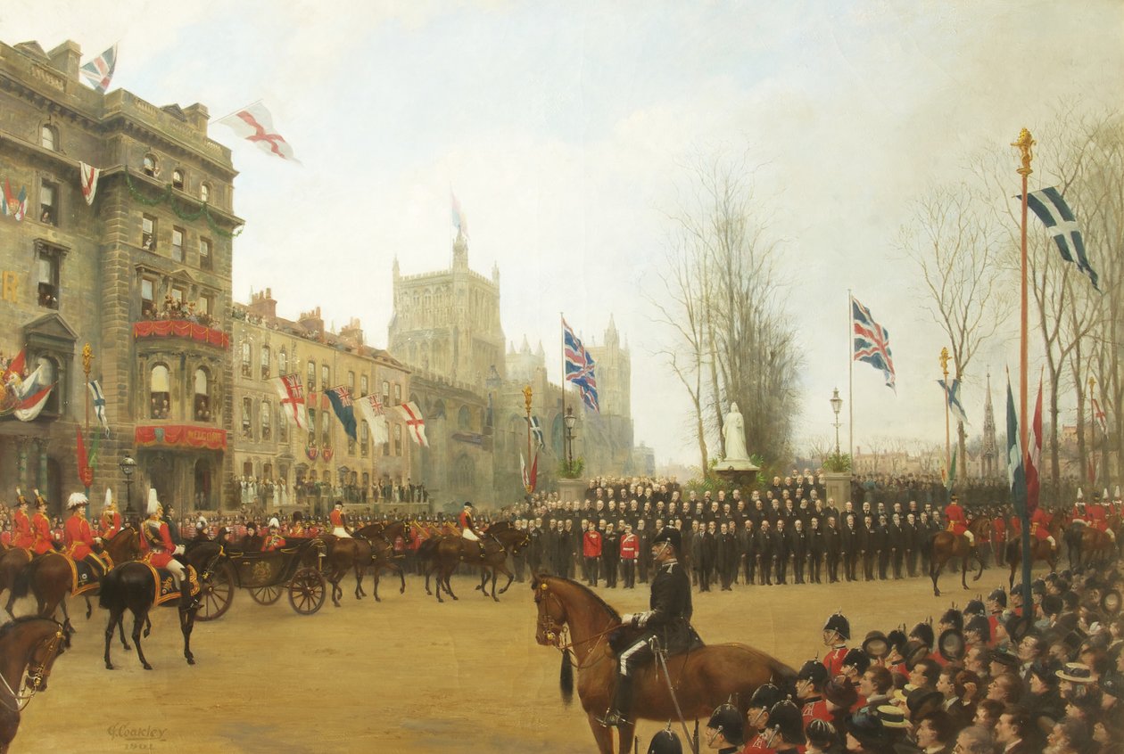 Viktória királynő látogatása Bristolban 1899-ben alkotó: G. Coakley