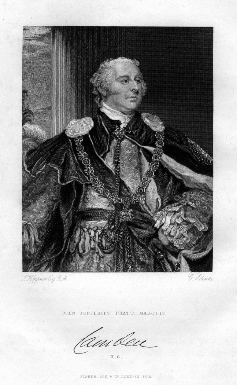 John Jeffreys Pratt, Camden 1. márkija, 1829. alkotó: G. H. Adcock