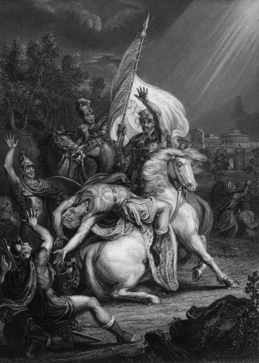 Saul, Saul, miért üldözöl engem, 1830-as évek. alkotó: G. H. Adcock