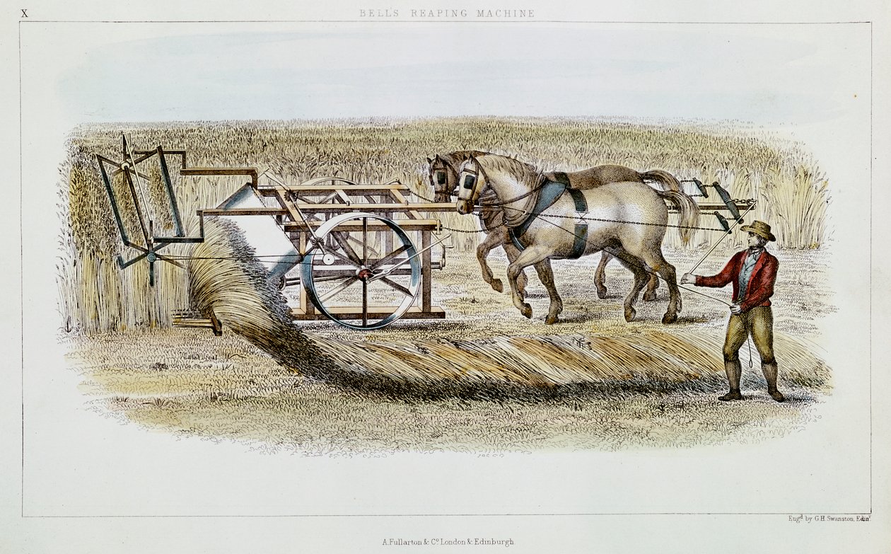 Harangarató gép, 1851 alkotó: G. H. Swanston