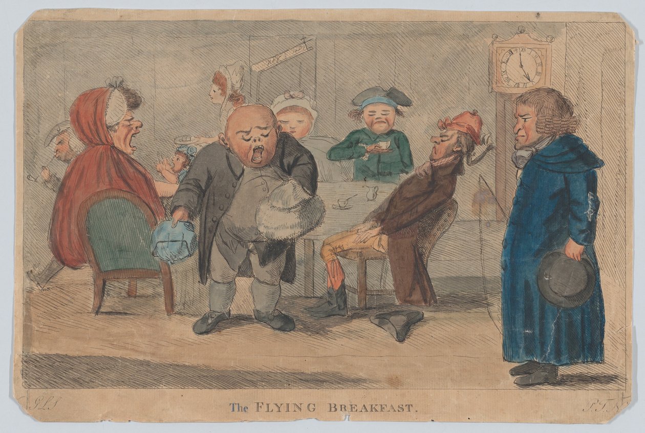 A repülő reggeli, avagy egy éjszakai autóbusz tartalma, 1792. március 9. alkotó: G L S