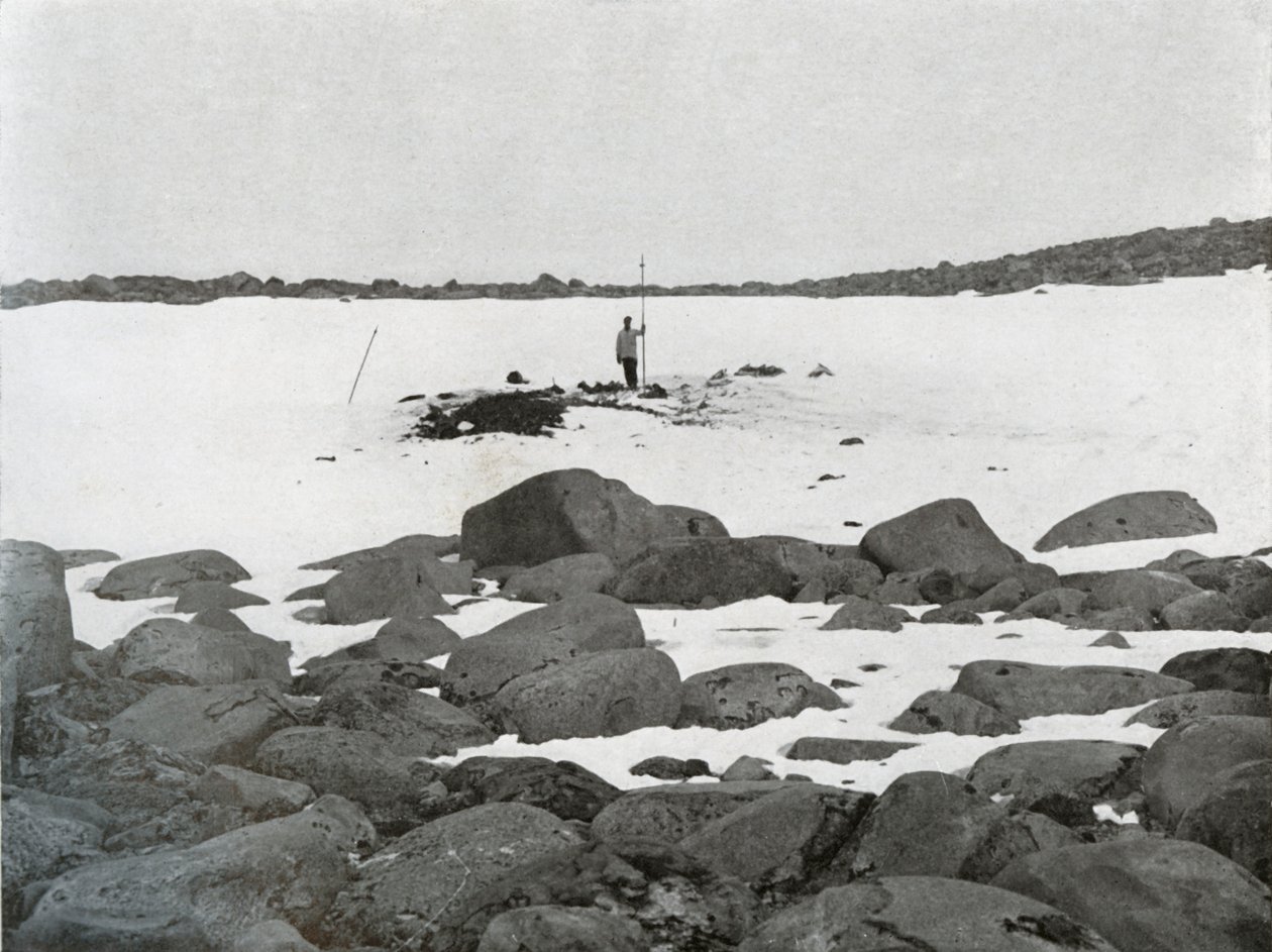 Igló külseje, 1911, 1913 alkotó: G. Murray Levick