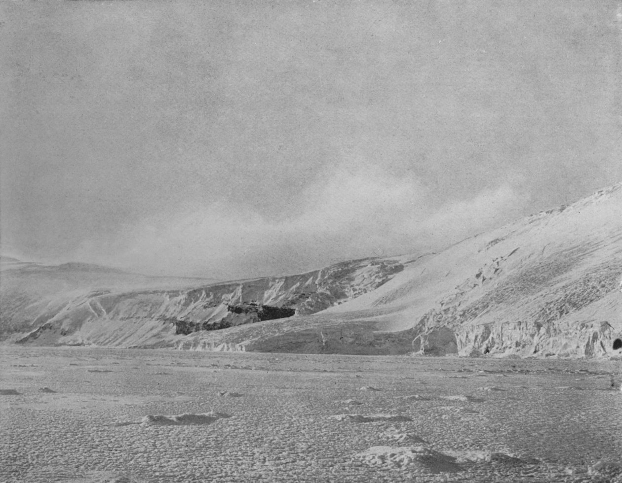 A figyelmeztetés. Egy közeledő hóvihar, c1911, 1913 alkotó: G. Murray Levick