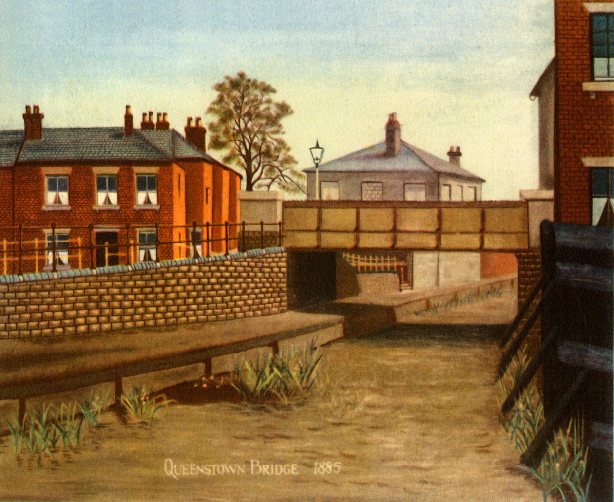 "Queenstown Bridge, Swindon, 1885", 1943. alkotó: G. Puckey