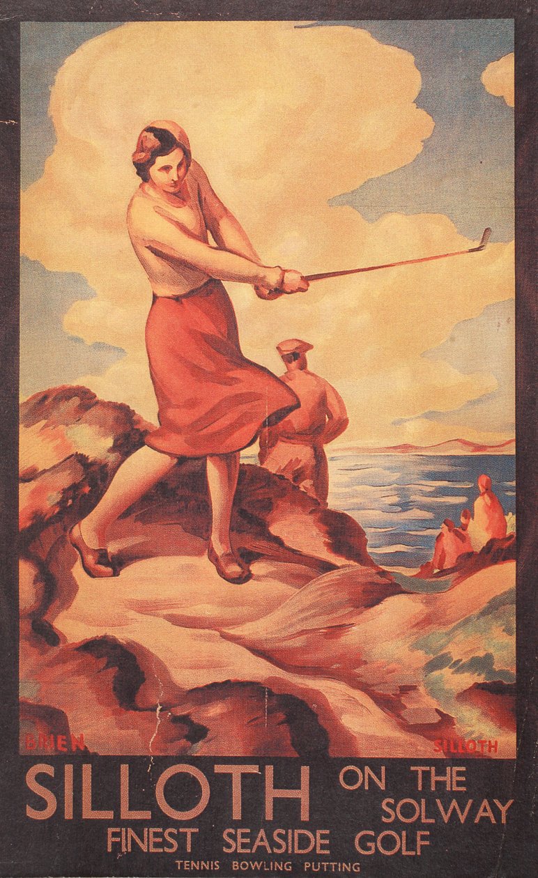 Silloth on the Solway, L.N.E.R. reklámja, 1932 alkotó: G. Stanislaus Brien