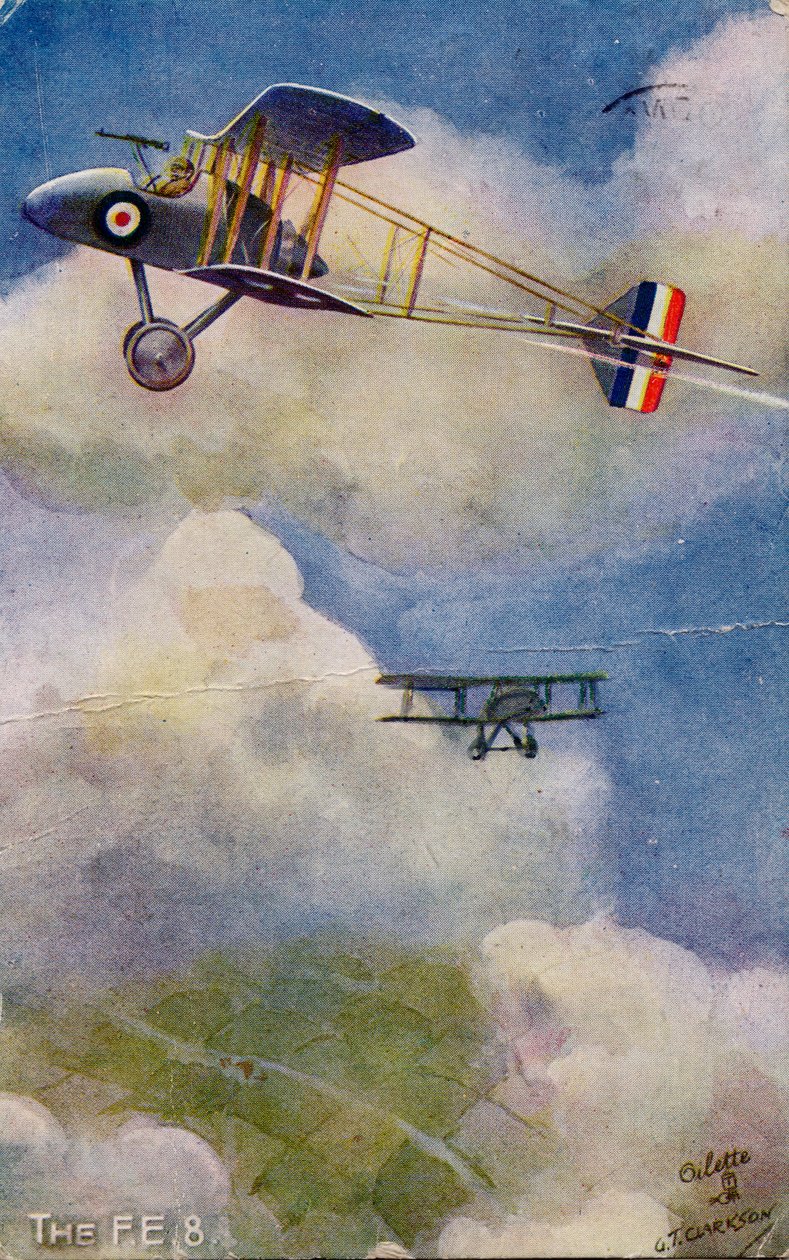 A levegőben – az FE 8, 1932. alkotó: G. T. Clarkson