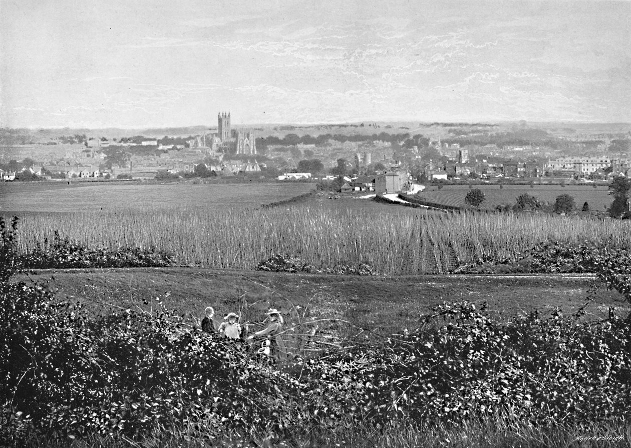 Canterbury, 1896 alkotó: G. W. Wilson and Company