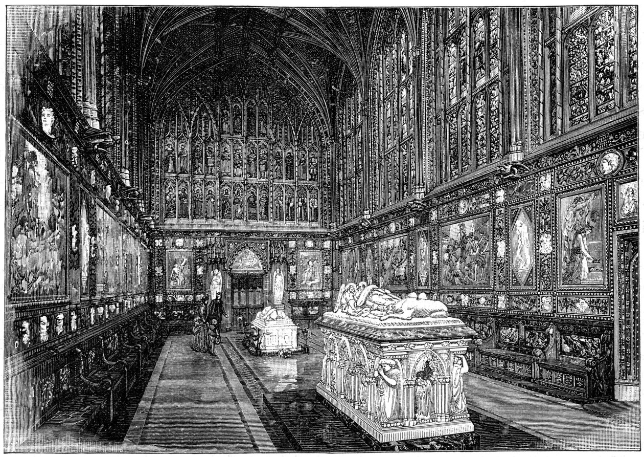 Albert Memorial Chapel, Windsor, 1900. alkotó: G. W. Wilson and Company