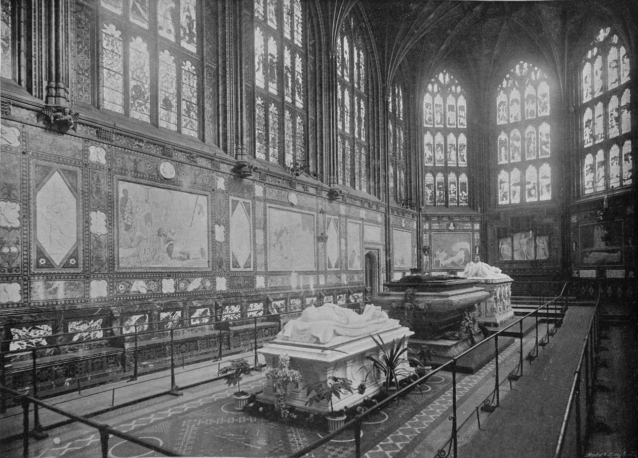 Albert Memorial Chapel, Windsor, 1896 alkotó: G. W. Wilson and Company