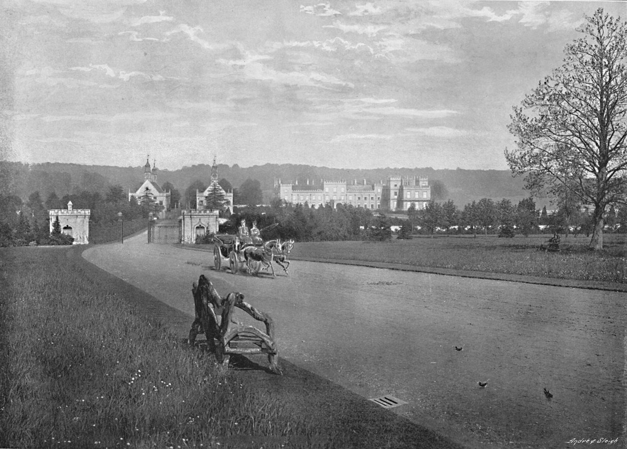 Welbeck apátság, 1896 alkotó: G. W. Wilson and Company