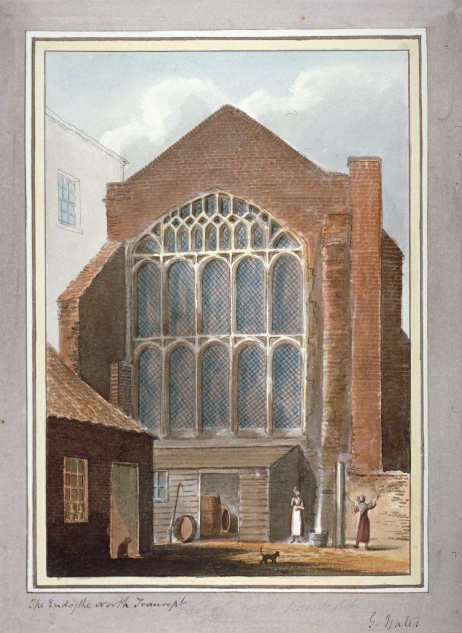 Southwark katedrális, London, 1825 alkotó: G Yates