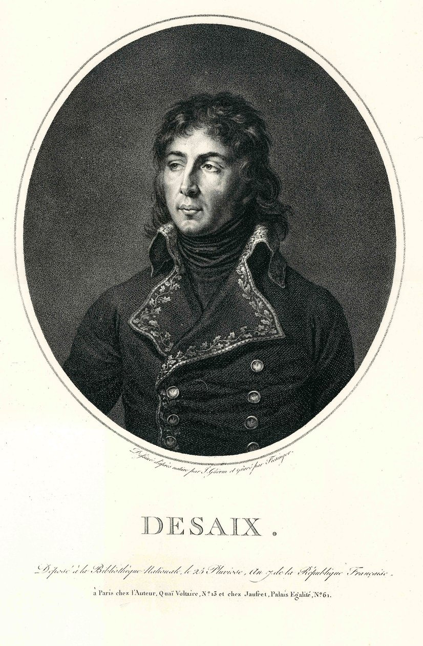Louis Charles Antoine Desaix (1768-1800) arcképe alkotó: Gabriel Fiesinger
