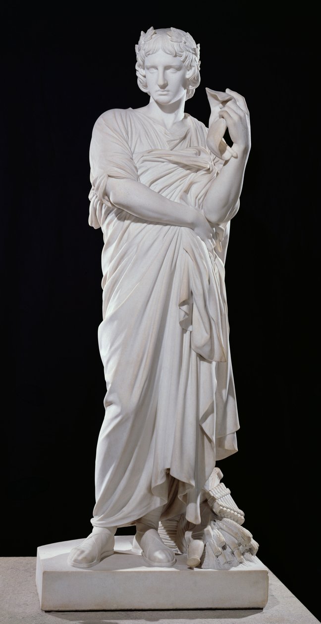 Vergilius (i.e. 70-19) 1861 (márvány) alkotó: Gabriel Jules Thomas
