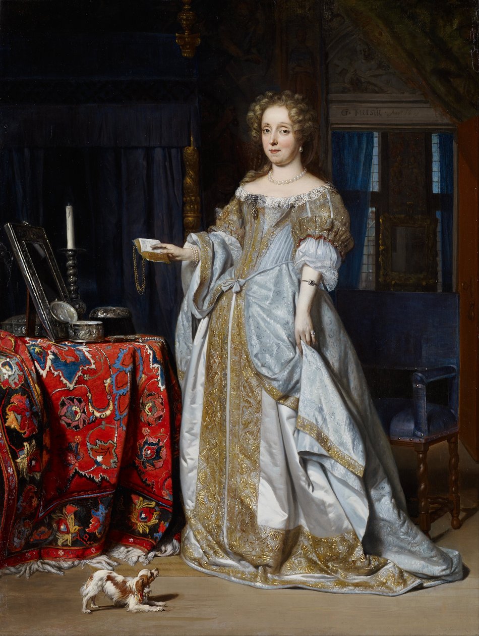 Egy hölgy portréja alkotó: Gabriel Metsu
