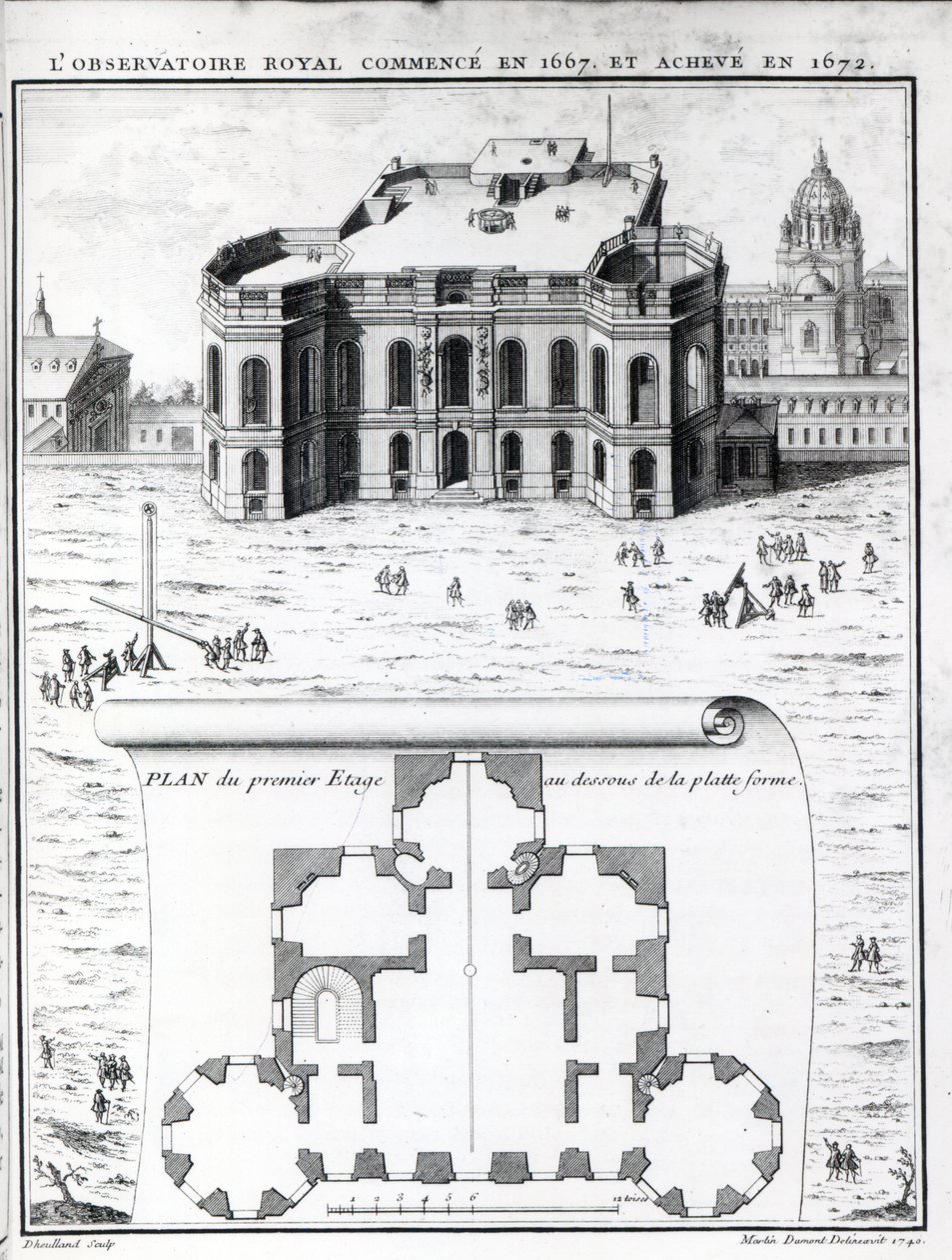Királyi Obszervatórium Párizsban, 1741 alkotó: Gabriel Pierre Martin Dumont