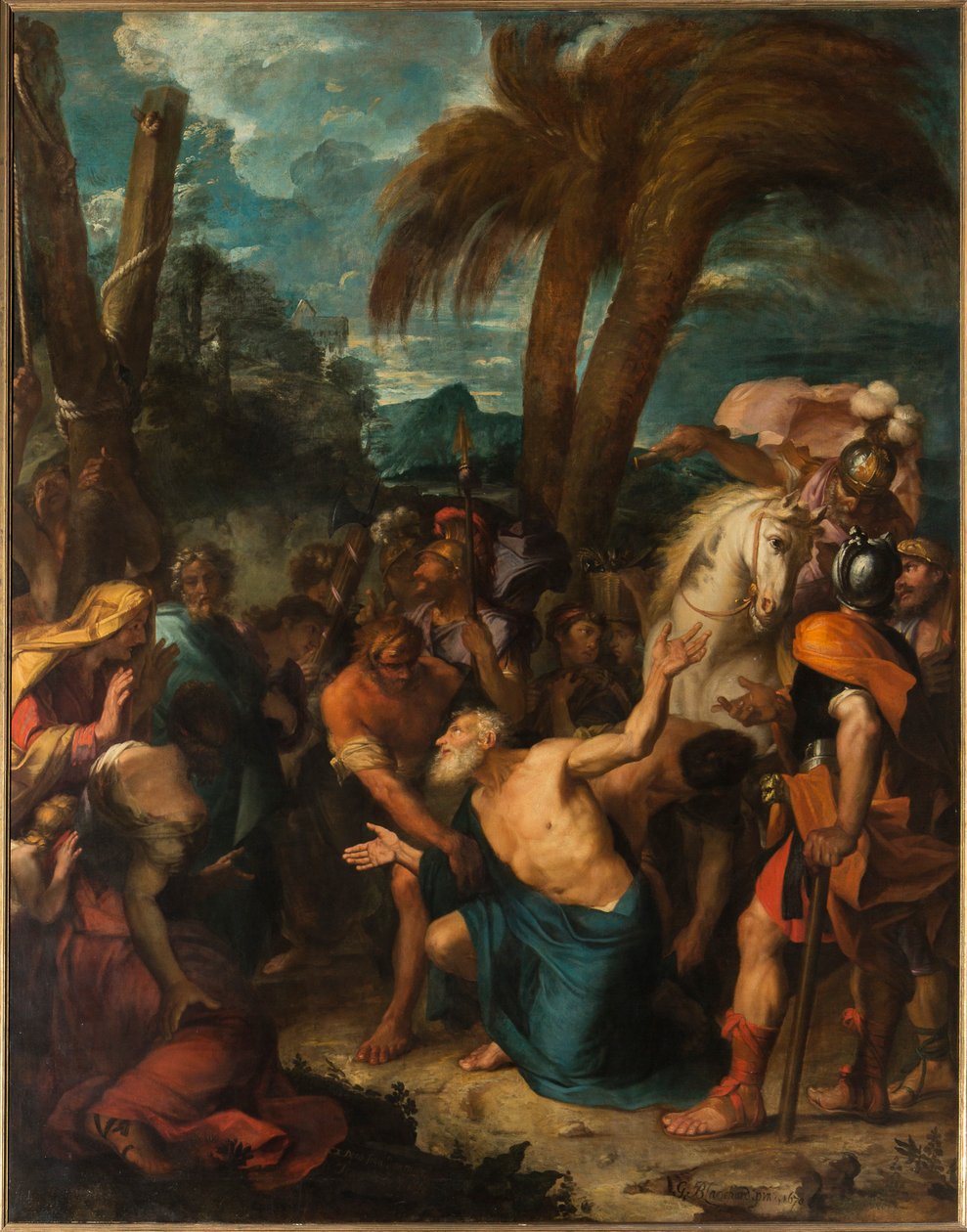 Tartling Szent András örömmel gyötrelme láttán alkotó: Gabriel (1630 1704) Blanchard
