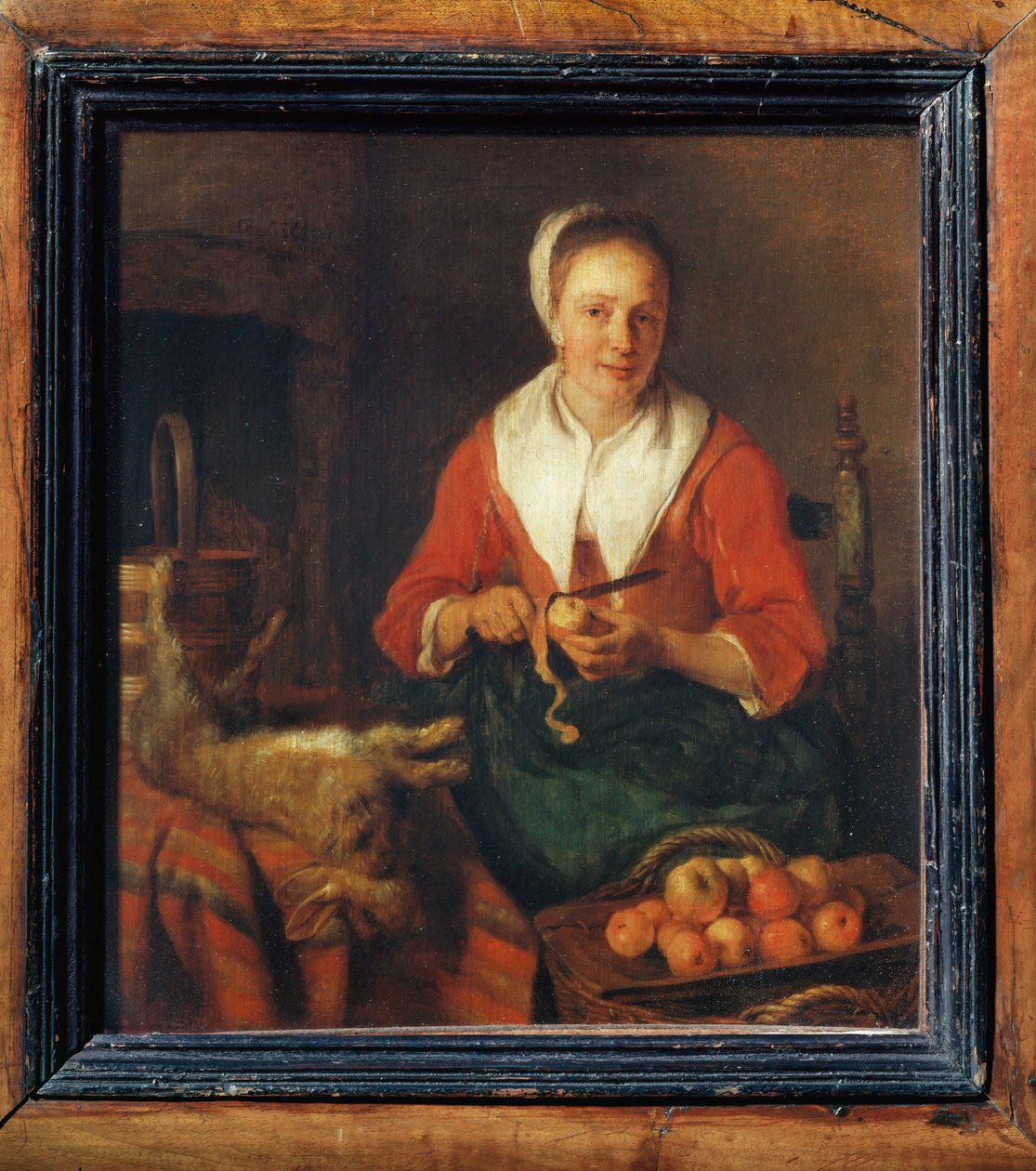 La peleuse de pommes - Az almahámozó ... alkotó: Gabriel (attr. to) Metsu
