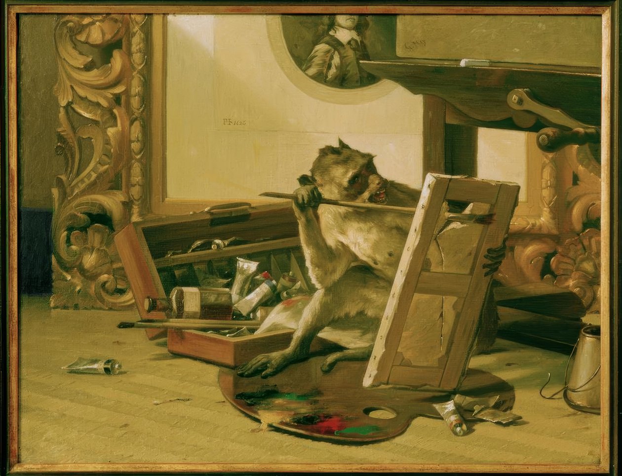 Kritikus, Gabriel von Max festménye alkotó: Gabriel Cornelius Ritter von Max