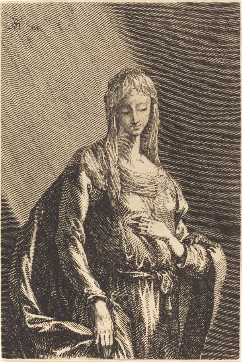 A Szűz alkotó: Gabriel Ehinger after Johann Heinrich Schönfeld