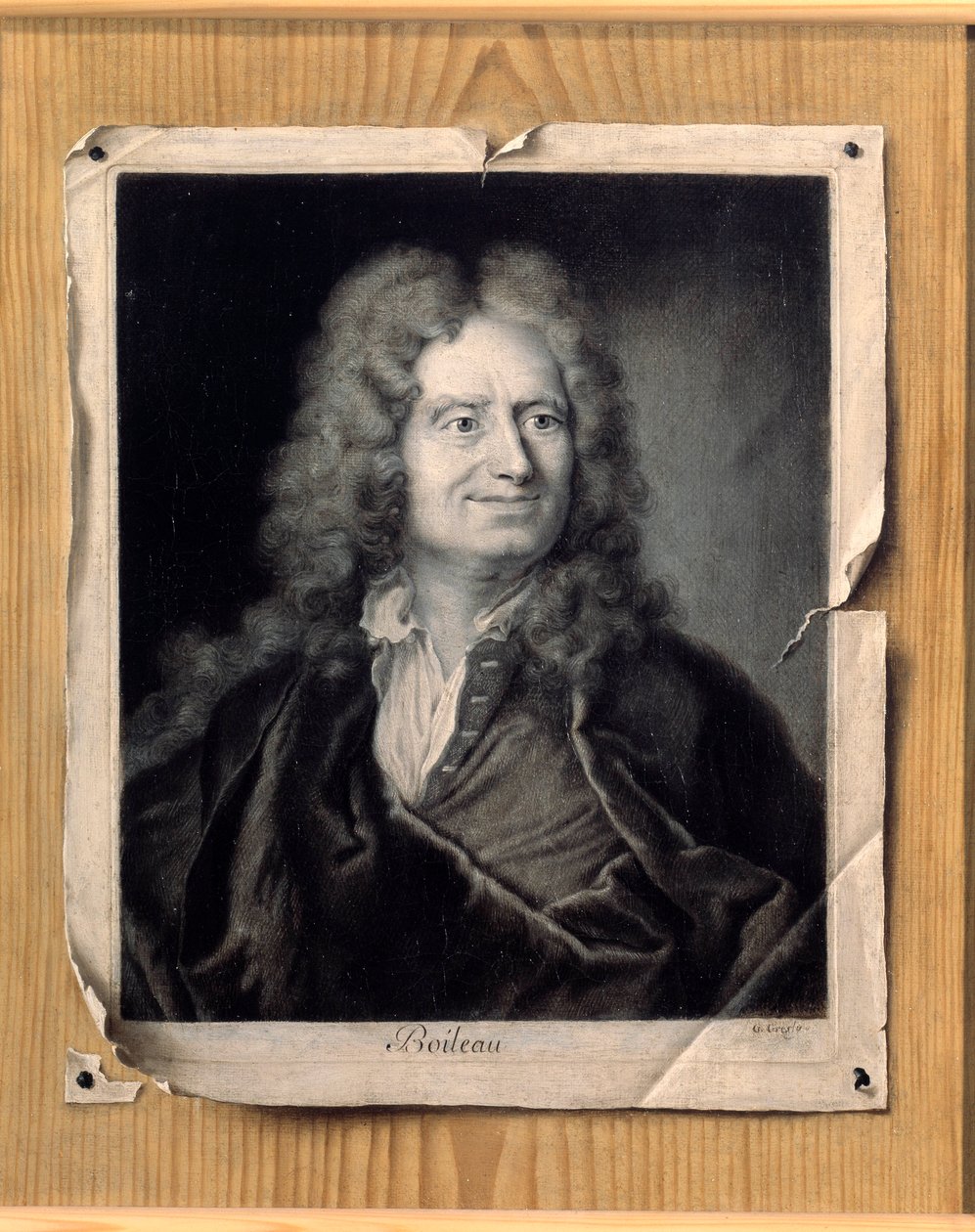 Nicolas Boileau (1636-1711) portréja alkotó: Gabriel Gresly