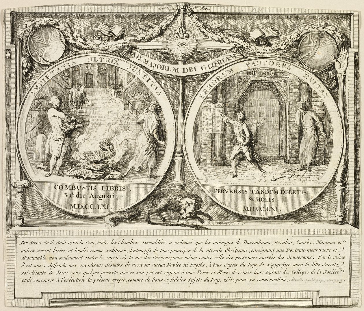 A jezsuiták kiűzése alkotó: Gabriel Jacques de Saint Aubin