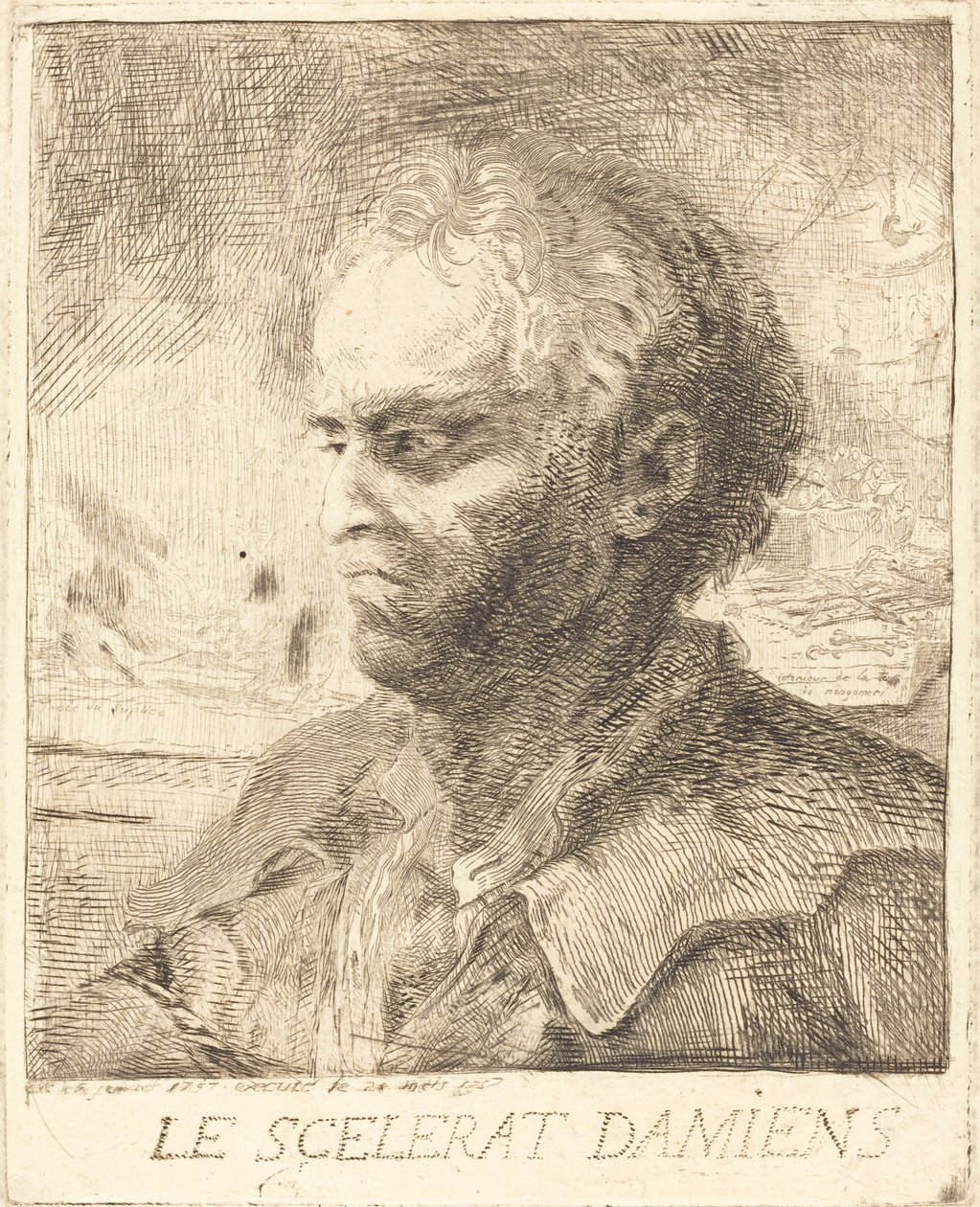 Damiens bűnöző alkotó: Gabriel Jacques de Saint Aubin