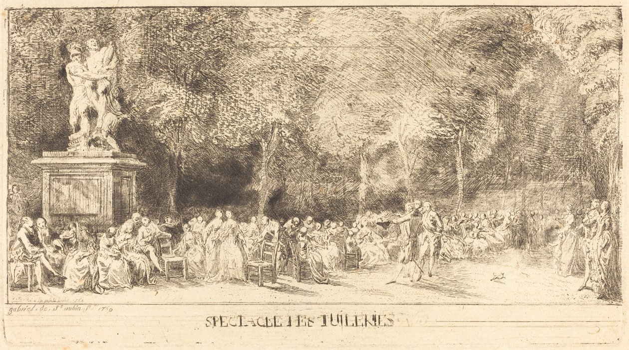 A székek [alsó fele] alkotó: Gabriel Jacques de Saint Aubin