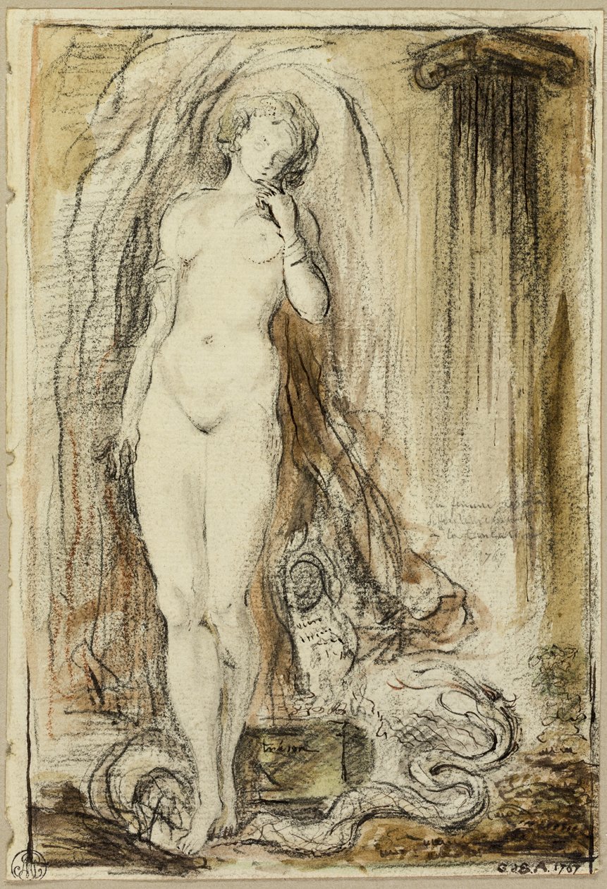 Pandora alkotó: Gabriel Jacques de Saint Aubin