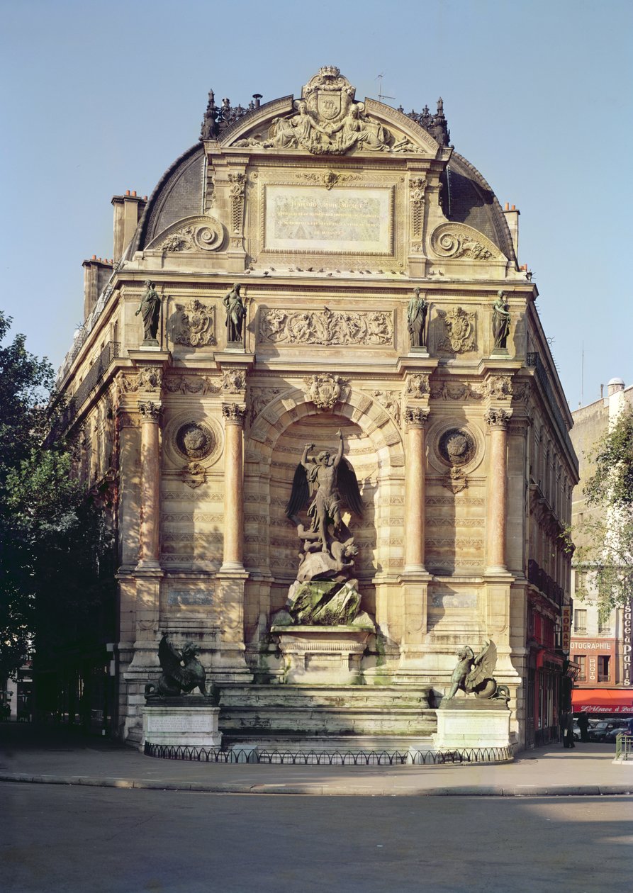 A Fontaine Saint-Michel, 1860 alkotó: Gabriel Jean Antoine Davioud