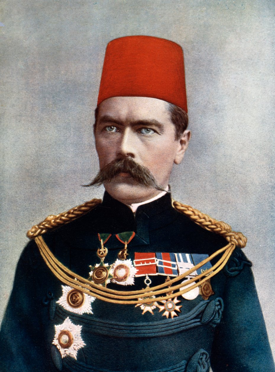 Horatio Herbert Kitchener, 1. Earl Kitchener, brit tábornagy, diplomata és államférfi, 1902. alkotó: Gabriel Lekegian