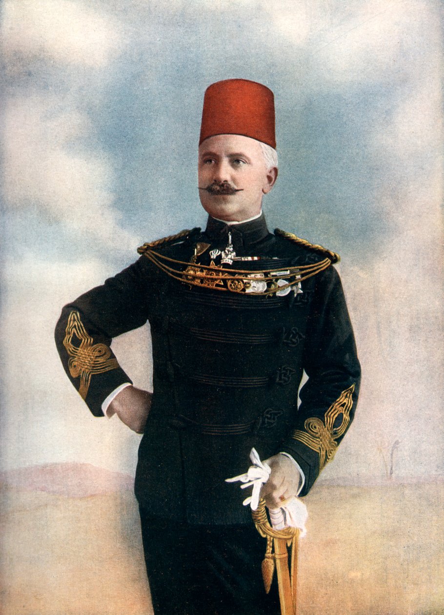 Sir Francis Reginald Wingate, brit tábornok és adminisztrátor Szudánban, 1902. alkotó: Gabriel Lekegian