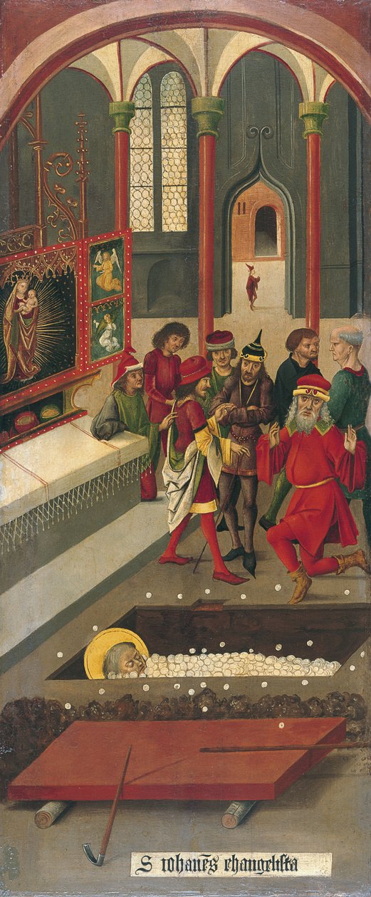 A házigazda csodája Szent János sírjánál, 1478 alkotó: Gabriel Mälesskircher