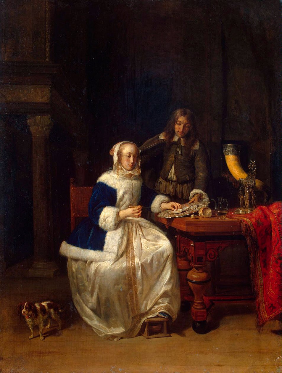Reggeli”, c1660. alkotó: Gabriel Metsu