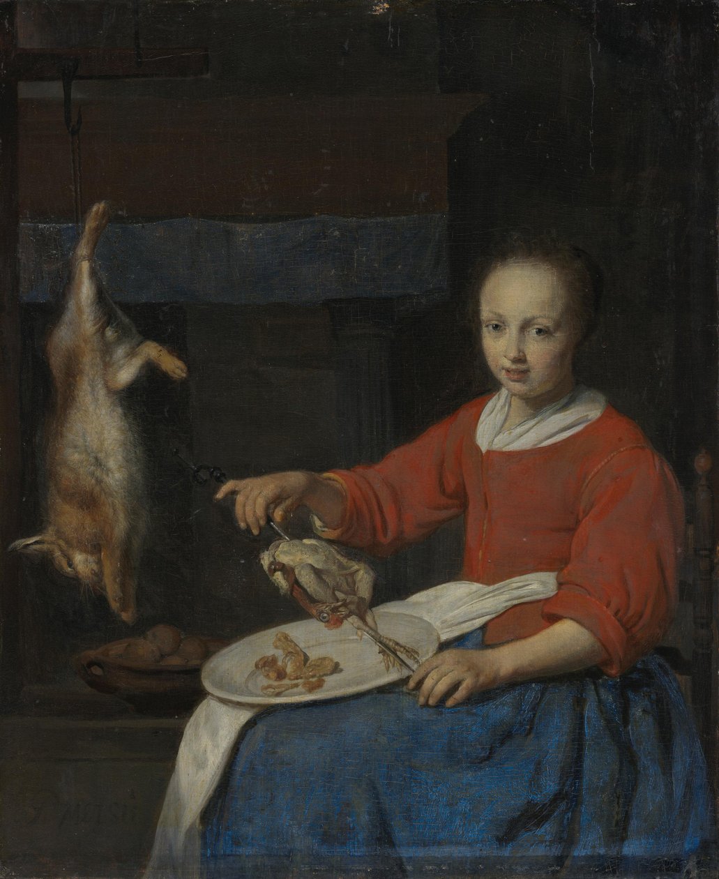 A szakácsnő alkotó: Gabriel Metsu