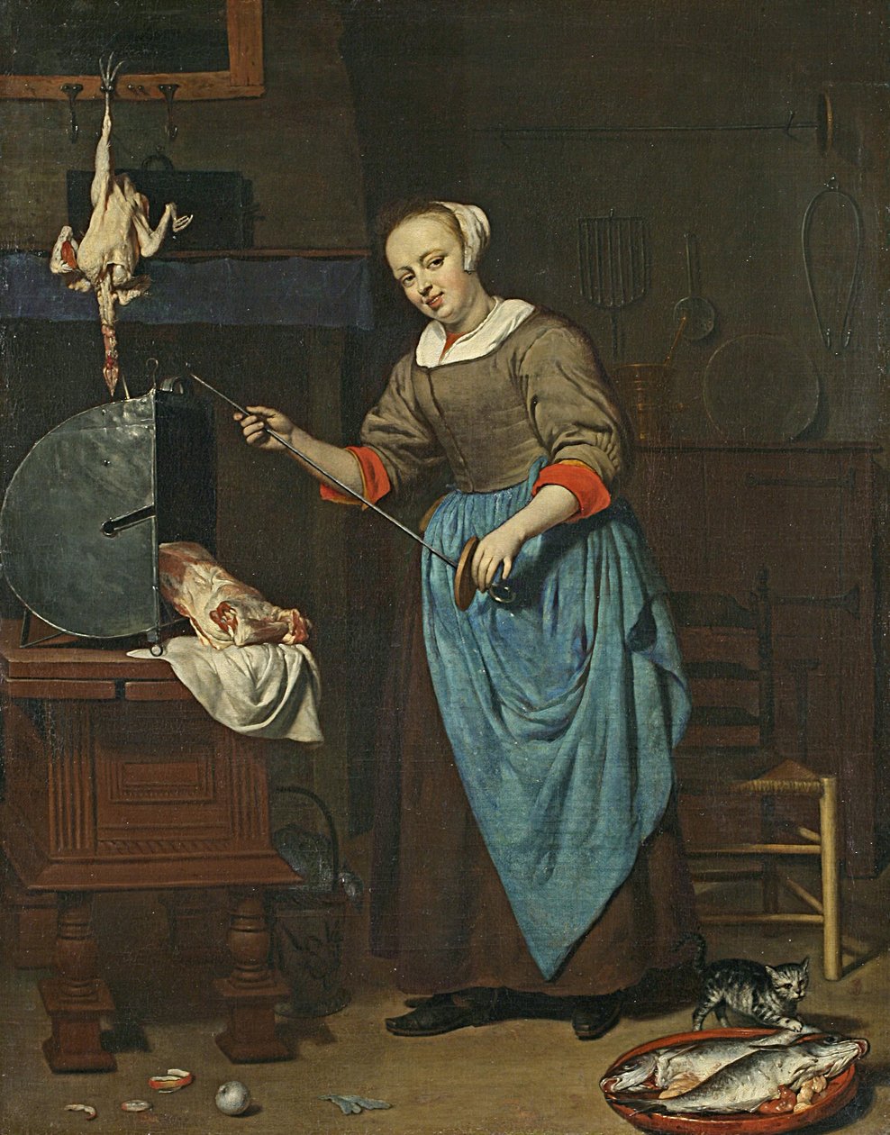 A szakácsnő alkotó: Gabriel Metsu