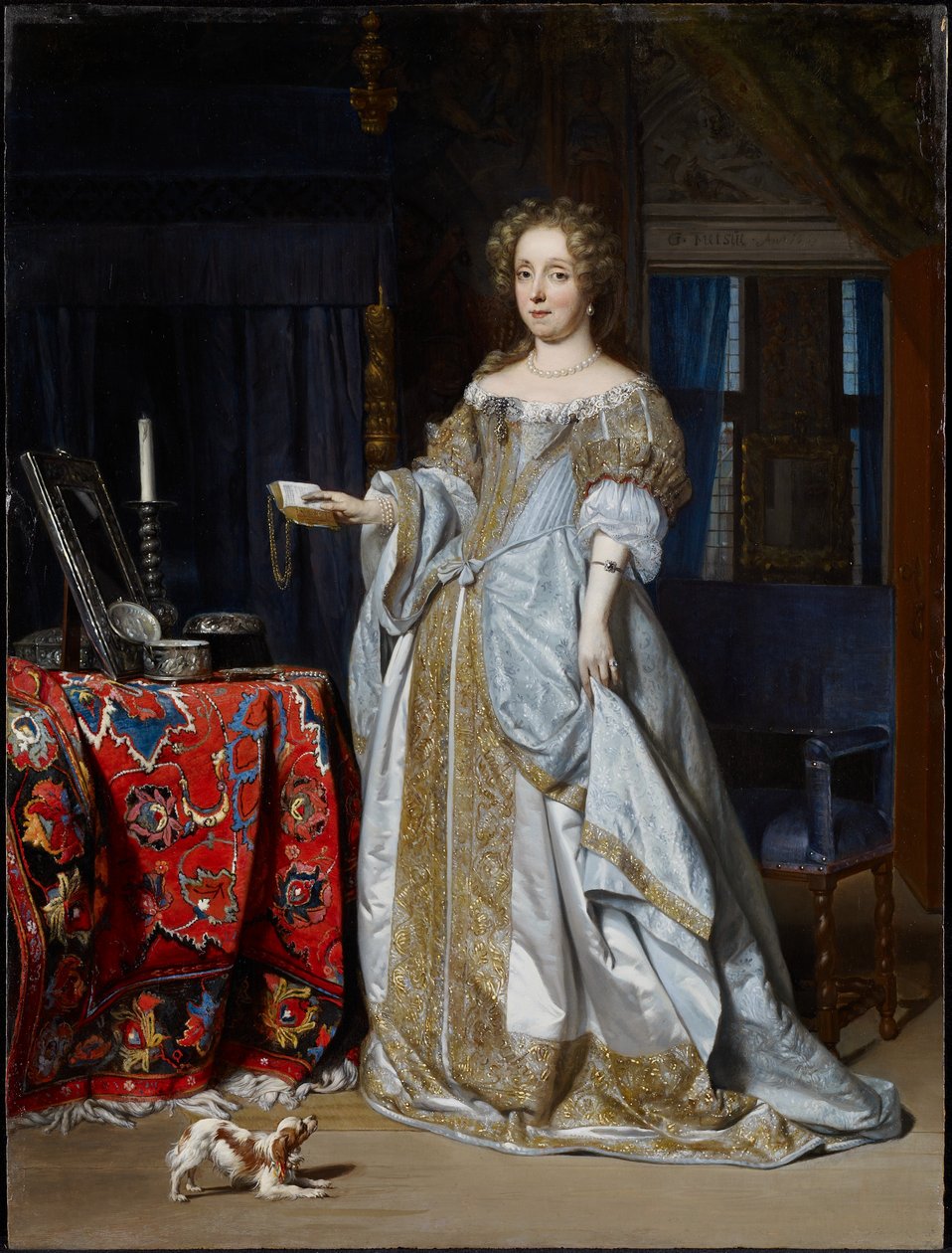 Egy hölgy portréja alkotó: Gabriel Metsu