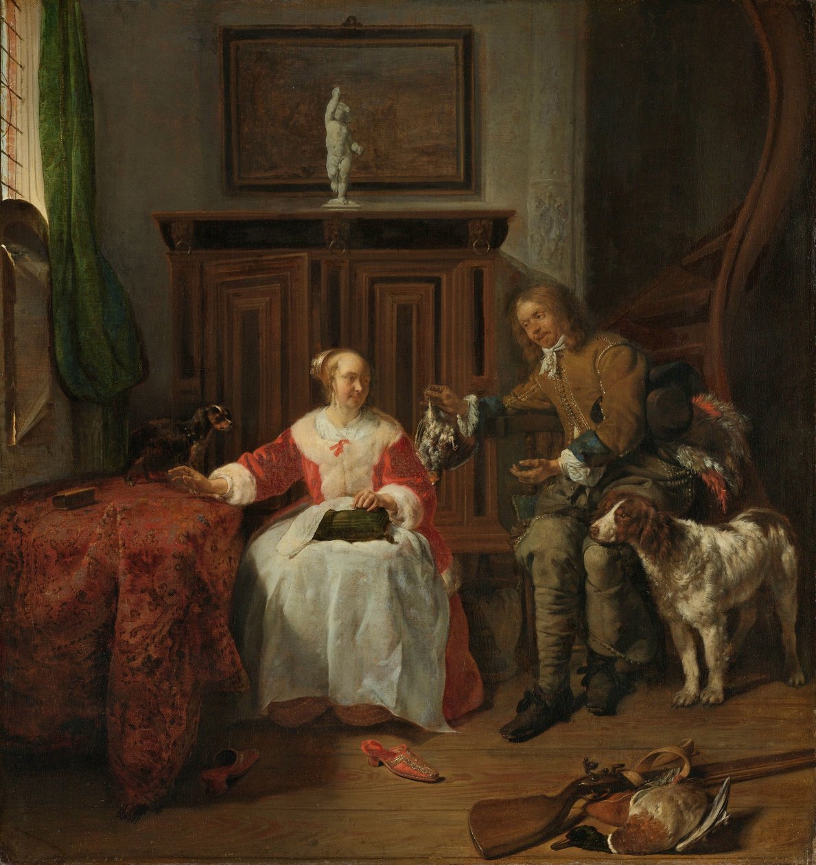 A vadász jelene A vadász ajándéka alkotó: Gabriel Metsu